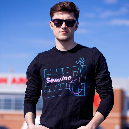 Grid Long Sleeve T-Shirt